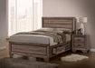Kauffman California King, E.king, & Queen Panel Bed Washed Taupe - National Warehouse Furniture (Buffalo, NY)