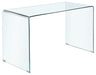 Ripley Glass Writing Desk Clear - National Warehouse Furniture (Buffalo, NY)