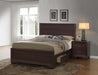 Kauffman California King, Eastren King, & Queen Panel Bed Dark Cocoa - National Warehouse Furniture (Buffalo, NY)