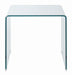 Ripley Square End Table Clear - National Warehouse Furniture (Buffalo, NY)