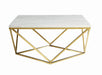 Elana Rectangle 2-shelf Coffee Table Glossy White - National Warehouse Furniture (Buffalo, NY)