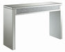 Gillian Rectangular Sofa Table Silver and Clear Mirror - National Warehouse Furniture (Buffalo, NY)