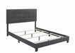 Mapes Tufted Upholstered Queen Bed Charcoal - National Warehouse Furniture (Buffalo, NY)