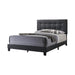 Mapes Upholstered Tufted Full Bed Charcoal - National Warehouse Furniture (Buffalo, NY)