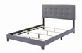 Mapes Tufted Upholstered Eastern King, Queen, Twin & Full Bed Charcoal & Grey - National Warehouse Furniture (Buffalo, NY)
