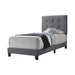 Mapes Tufted Upholstered Eastern King, Queen, Twin & Full Bed Charcoal & Grey - National Warehouse Furniture (Buffalo, NY)