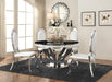 Anchorage Oval Back Side Chairs Cream and Chrome (Set of 2) - National Warehouse Furniture (Buffalo, NY)