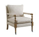 Dempsy Upholstered Accent Chair with Casters Beige - National Warehouse Furniture (Buffalo, NY)