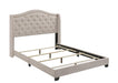Sonoma Camel Back Queen Bed Beige - National Warehouse Furniture (Buffalo, NY)
