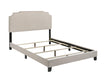 Tamarac Upholstered Nailhead Full, Eastern King & Queen Bed Beige & Grey - National Warehouse Furniture (Buffalo, NY)