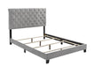Warner Eastern King Upholstered Bed Grey - National Warehouse Furniture (Buffalo, NY)