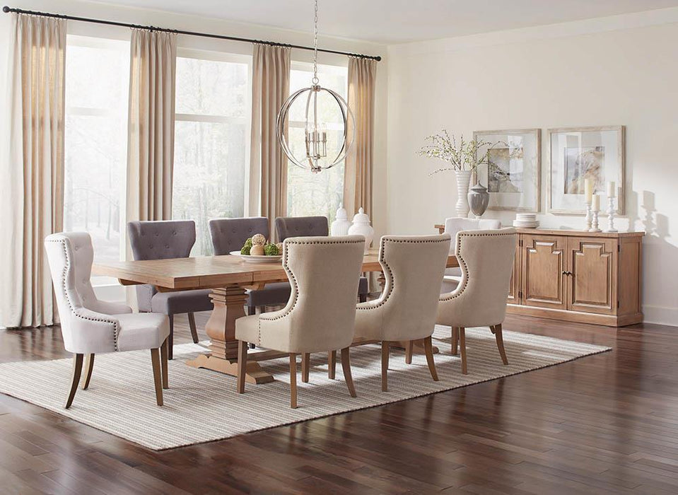 Baney Tufted Upholstered Dining Chair Beige - National Warehouse Furniture (Buffalo, NY)