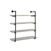 Elmcrest 40-inch Wall Shelf Black and Grey Driftwood - National Warehouse Furniture (Buffalo, NY)