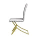 Carmelia Upholstered Side Chairs White (Set of 4) - National Warehouse Furniture (Buffalo, NY)