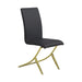Carmelia Upholstered Side Chairs Black (Set of 4) - National Warehouse Furniture (Buffalo, NY)