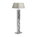Carmen Geometric Base Floor Lamp Silver - National Warehouse Furniture (Buffalo, NY)