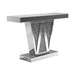 Crocus Rectangular Console Table Silver - National Warehouse Furniture (Buffalo, NY)
