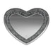 Aiko Heart Shape Wall Mirror Silver - National Warehouse Furniture (Buffalo, NY)