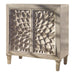 Clarkia Accent Cabinet with Floral Carved Door White - National Warehouse Furniture (Buffalo, NY)