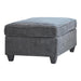 Mccord Upholstered Ottoman Dark Grey - National Warehouse Furniture (Buffalo, NY)