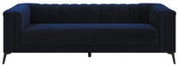 Chalet Tuxedo Arm Sofa Blue - National Warehouse Furniture (Buffalo, NY)