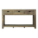 Esther 3-drawer Storage Console Table Natural Sheesham - National Warehouse Furniture (Buffalo, NY)