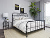 Packlan Eastern King Metal Panel Bed Matte Black - National Warehouse Furniture (Buffalo, NY)