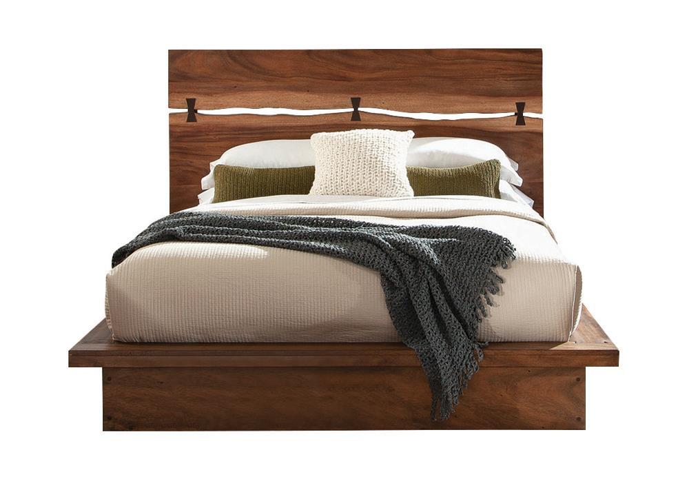Winslow California King, E.King & Queen Bed Smokey Walnut and Coffee Bean - National Warehouse Furniture (Buffalo, NY)