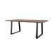 Ditman Live Edge Dining Table Grey Sheesham and Black - National Warehouse Furniture (Buffalo, NY)