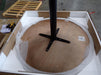 Cora Round Dining Table Walnut and Black - National Warehouse Furniture (Buffalo, NY)