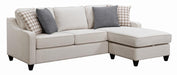Mcloughlin Upholstered Sectional Platinum - National Warehouse Furniture (Buffalo, NY)