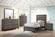 Watson Twin Panel Bed Grey Oak - National Warehouse Furniture (Buffalo, NY)