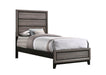 Watson Twin Panel Bed Grey Oak - National Warehouse Furniture (Buffalo, NY)