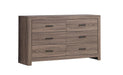 Brantford 6-drawer Dresser Barrel Oak - National Warehouse Furniture (Buffalo, NY)