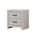 Brantford 2-drawer Nightstand Coastal White - National Warehouse Furniture (Buffalo, NY)