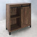 Arlington Bar Cabinet with Sliding Door Rustic Oak - National Warehouse Furniture (Buffalo, NY)