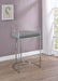 Thermosolis Acrylic Back Bar Stools Grey and Chrome (Set of 2) - National Warehouse Furniture (Buffalo, NY)