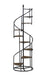 Roseglen 8-shelf Staircase Bookcase Rustic Brown and Black - National Warehouse Furniture (Buffalo, NY)