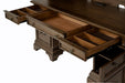 Hartshill Credenza with Hutch Burnished Oak - National Warehouse Furniture (Buffalo, NY)