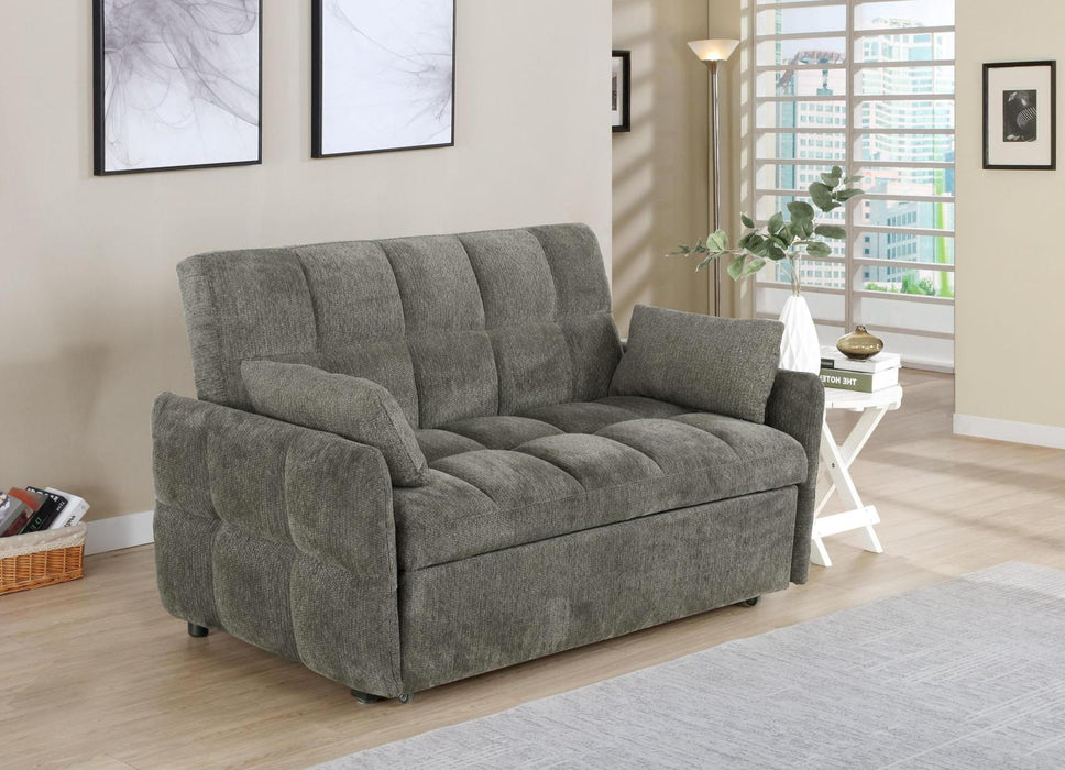 Cotswold Tufted Cushion Sleeper Sofa Bed Light Grey & Dark Grey - National Warehouse Furniture (Buffalo, NY)