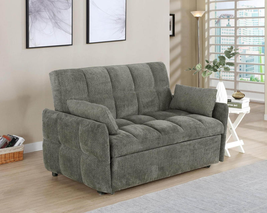 Cotswold Tufted Cushion Sleeper Sofa Bed Light Grey & Dark Grey - National Warehouse Furniture (Buffalo, NY)