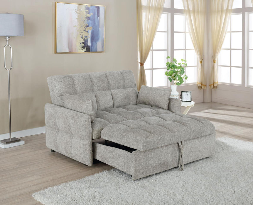 Cotswold Tufted Cushion Sleeper Sofa Bed Light Grey & Dark Grey - National Warehouse Furniture (Buffalo, NY)