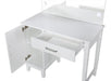 Elijah Vanity Set with LED Lights White and Dark Grey - National Warehouse Furniture (Buffalo, NY)