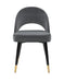 Lindsey Arched Back Upholstered Side Chairs Grey (Set of 2) - National Warehouse Furniture (Buffalo, NY)