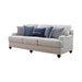 Glenn Recessed Arms Sofa Light Grey - National Warehouse Furniture (Buffalo, NY)