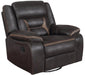 Greer Upholstered Tufted Back Glider Recliner - National Warehouse Furniture (Buffalo, NY)
