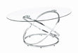 Warren 3-piece Occasional Set Chrome and Clear - National Warehouse Furniture (Buffalo, NY)
