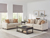 Christine Upholstered Cushion Back Loveseat Beige - National Warehouse Furniture (Buffalo, NY)
