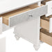 Barzini 7-drawer Vanity Desk with Lighted Mirror White - National Warehouse Furniture (Buffalo, NY)