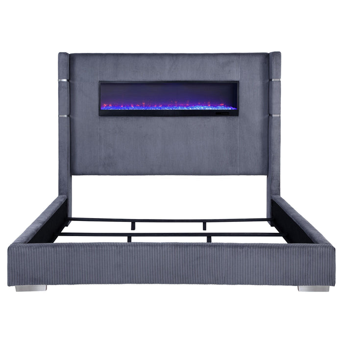 Tisdall California King, E.King & Queen Bed Grey, Black & Queen - National Warehouse Furniture (Buffalo, NY)